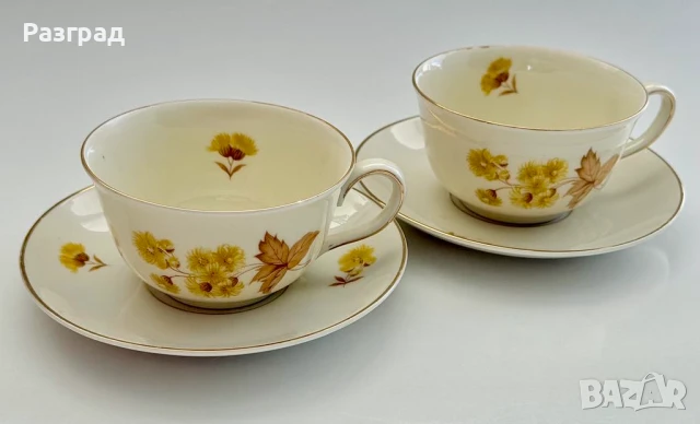 Винтидж чашки за чай KPM Germany, снимка 7 - Чаши - 51148689