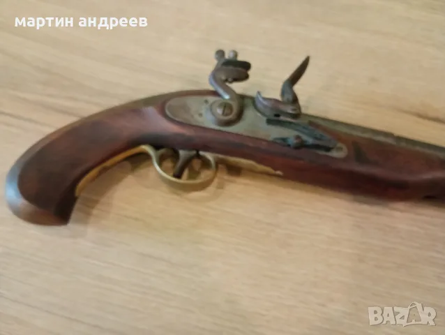 кремъчен пищов пистолет , снимка 2 - Антикварни и старинни предмети - 56323585