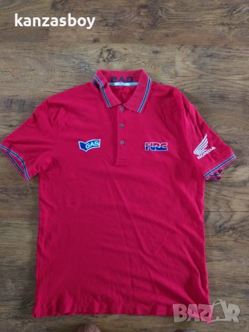 gas hrc honda men's polo shirt - страхотна мъжка тениска КАТО НОВА, снимка 5 - Тениски - 41191289