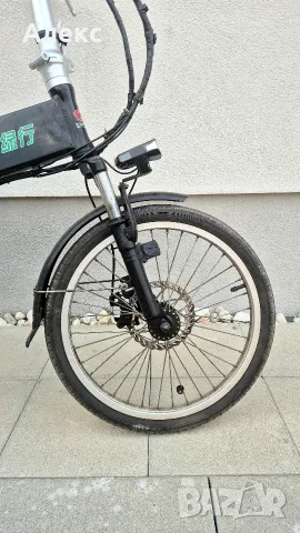 Електрически велосипед, сгъваем LvXing (48V / 9Ah, Shimano, дискови спирачки), снимка 6 - Велосипеди - 55967978