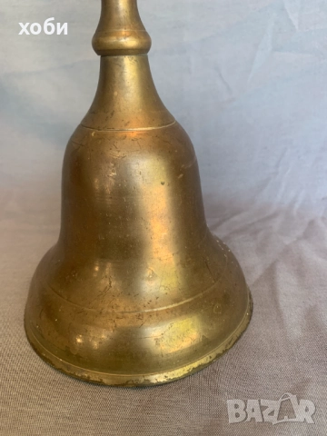 месингов ръчен звънец камбанка , снимка 4 - Антикварни и старинни предмети - 51476031