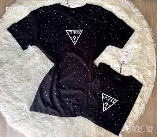 Памучни дамски тениски Guess , снимка 3 - Тениски - 50409792