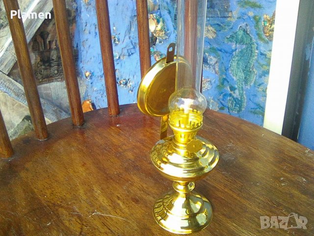 Малка действуваща газена лампа, снимка 1 - Други ценни предмети - 39077138
