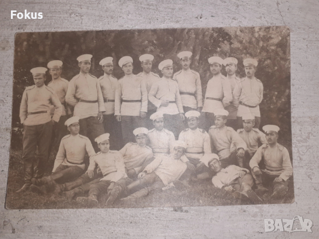 Стара военна снимка Царство България, снимка 2 - Антикварни и старинни предмети - 53366015