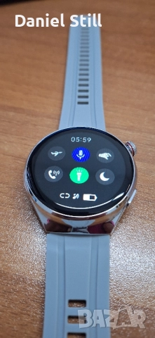 2025 НОВ МОДЕЛ Смарт Часовник WATCH4 Голям 1.53-инча AMOLED HD екран Bluetooth Call, снимка 1