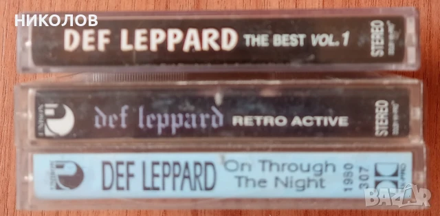 касети DEF LEPPARD на Унисон, снимка 3 - Аудио касети - 50924663