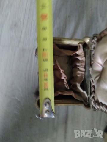 стара метална кутия за бижута арт деко, снимка 4 - Други ценни предмети - 40534836