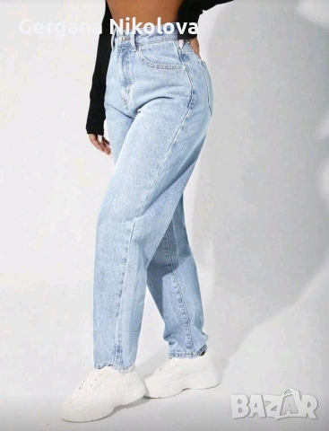 Дамско широко дънки, снимка 3 - Дънки - 53011470