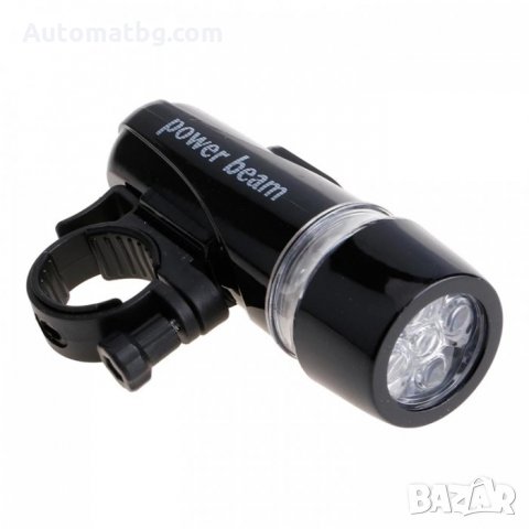 Led фар за велосипед Automat, Фар за колело, 5 диода, 1827