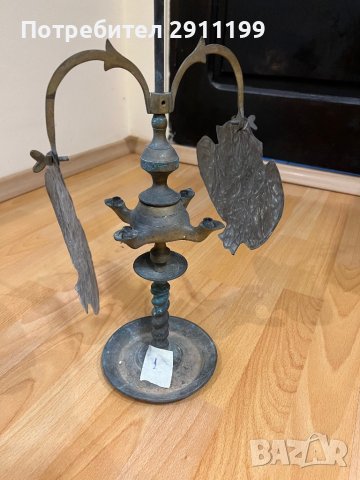 Стара маслена лампа, снимка 3 - Антикварни и старинни предмети - 41242834