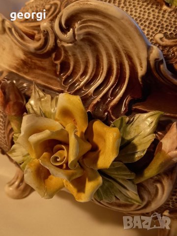 Антична италианска бисквитиера V. Bassano , снимка 6 - Декорация за дома - 36030613