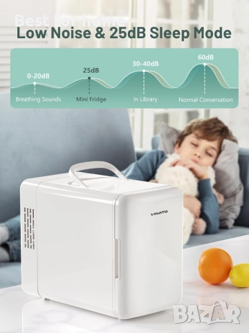 Мини хладилник VINATO, снимка 5 - Хладилници - 52401603