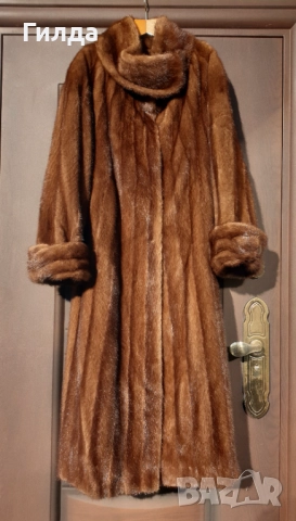 Saga Mink дълго палто норка визон L