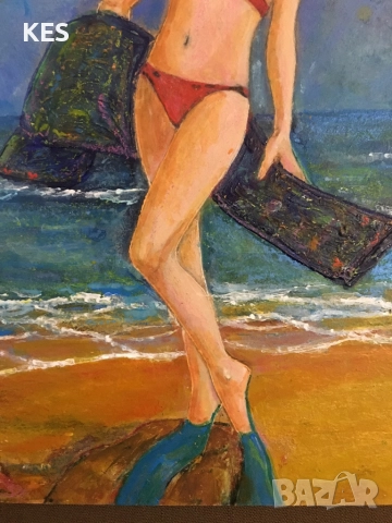 След Нова година идва ново лято, снимка 2 - Картини - 52940300