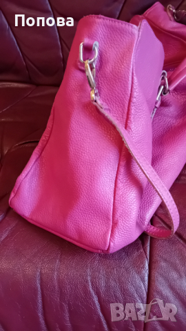 Голяма италианска маркова чанта естествена кожа , снимка 4 - Чанти - 44924195