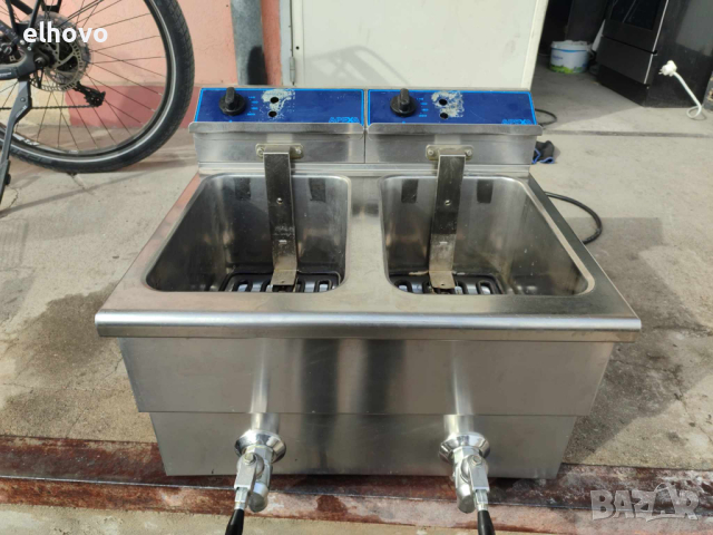 Двоен професионален фритюрник APEXA, снимка 9 - Обзавеждане на кухня - 44529781
