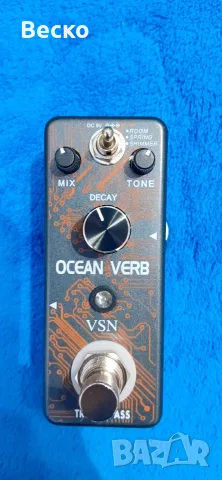Продавам Реверб Ефект за китара Ocean Verb - Нов! , снимка 2 - Китари - 56324920