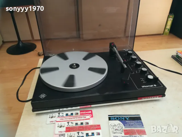 TELEFUNKEN LIFTOMAT S-ВНОС GERMANY 1410241626LNWC, снимка 7 - Грамофони - 47579580