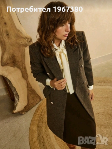 Вълнено палто, снимка 6 - Палта, манта - 53566923