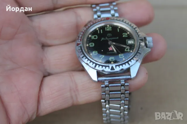 СССР командирски часовник ''Восток'', снимка 3 - Антикварни и старинни предмети - 47812763