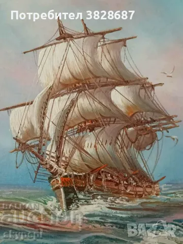 Морски пейзаж, снимка 4 - Картини - 48247691