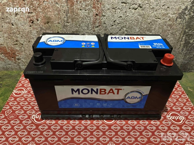 Акумулатор Monbat AGM/АГМ 95 амп/ч 860 А с гаранция