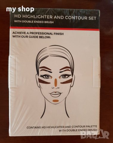 Нова палитра с четка за лице Revolution , снимка 2 - Декоративна козметика - 34017652