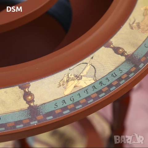 Нов Мини Бар Глобус - Светъл - Поставка за Бутилки  - Подарък - Юбилей!, снимка 4 - Маси - 43129062