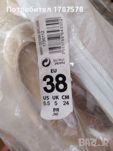 Нови дамски обувки - номер 38, снимка 4 - Дамски ежедневни обувки - 41347781