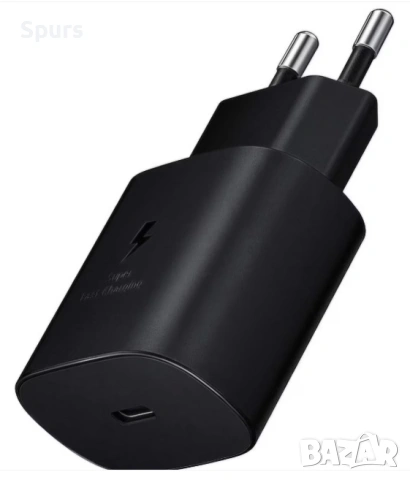Оригинално зарядно устройство Samsung EP-TA800EBE + DA705BBE Бързо зареждане 25W USB-C USB-C кабел , снимка 3 - Резервни части за телефони - 53048406