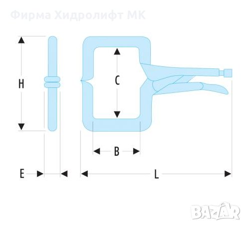 FACOM 504A.100 Заключващи клещи, снимка 2 - Клещи - 31396311