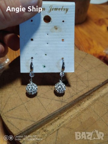 сребърни обеци, снимка 3 - Обеци - 38910163