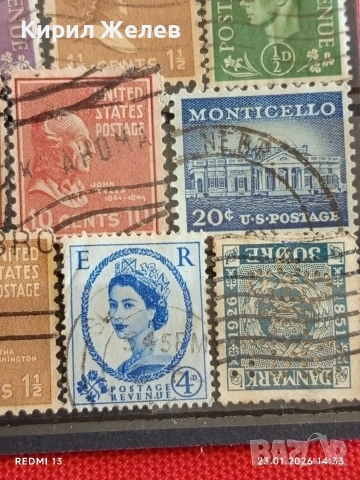 Стари пощенски марки от цял свят смесени АМЕРИКАНСКИ ПРЕЗИДЕНТИ за КОЛЕКЦИЯ 51959, снимка 9 - Филателия - 53201023