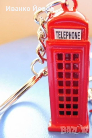 Ключодържатели 3D телефонна кабина, червен автобус, символи на Лондон, Сувенир, снимка 5 - Други стоки за дома - 35838191