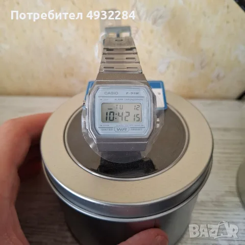 часовници Casio F-91w, снимка 2 - Мъжки - 56246681