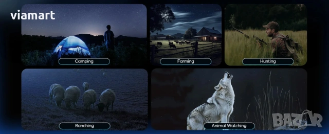 Бинокъл за нощно виждане Z095 за лов и охрана, 4К резолюция, снимка 10 - Екипировка - 53661736