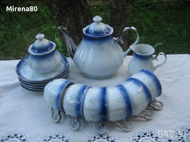 Великолепен румънски сервиз за чай