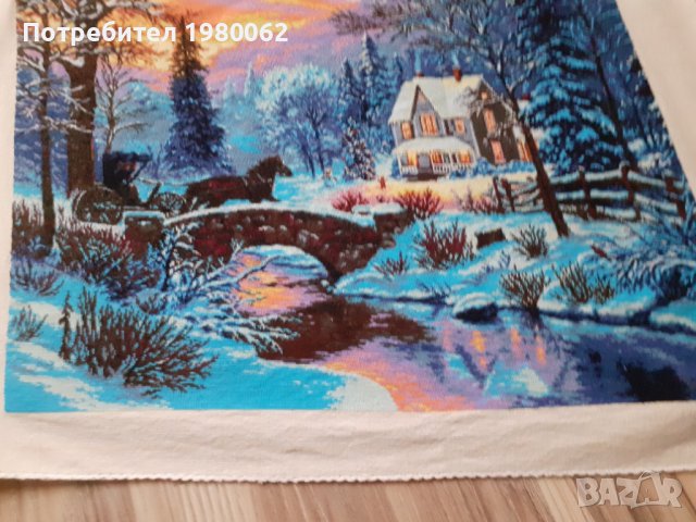 Гоблен Свята нощ, снимка 4 - Гоблени - 32672016