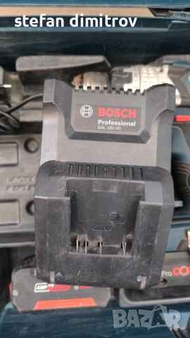 Bosch акумулаторен ударно-пробивен винтоверт gsb 18v-110 плюс 2 батерий 4Ah и зарядно , снимка 15 - Винтоверти - 53746022