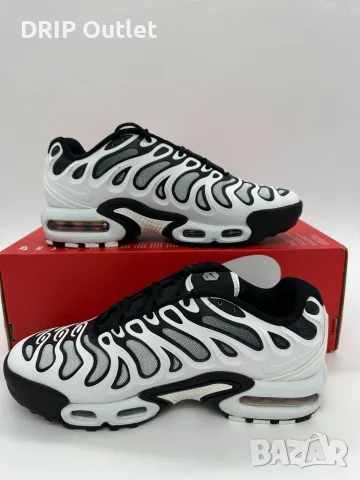 !ПРОМО! Nike Air Max Plus Drift | White/Black | + КУТИЯ, снимка 2 - Маратонки - 56216134