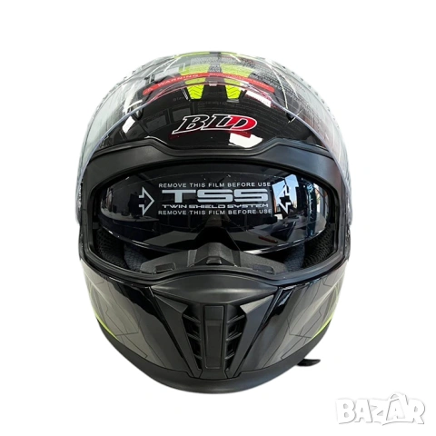 Мото каска с вградени очила, снимка 4 - Аксесоари и консумативи - 53307450