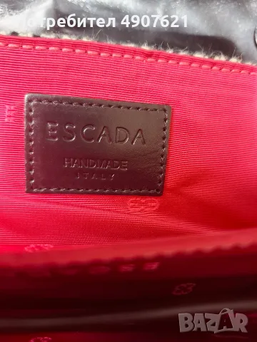 Дамска чанта Escada, снимка 5 - Чанти - 56243203