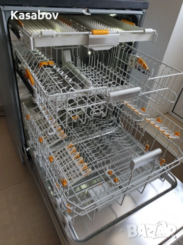 LED Wi-Fi Черно Инокс Miele Auto Open Съдомиялна - Частично Вграждане, снимка 6 - Съдомиялни - 52070626