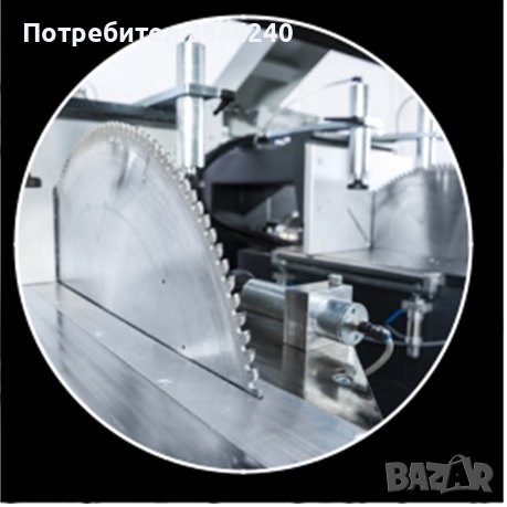 Двуглав циркуляр за рязане с 5 контролирани оси за алуминий, PVC профили Yilmaz, снимка 6 - Циркуляри - 39563894