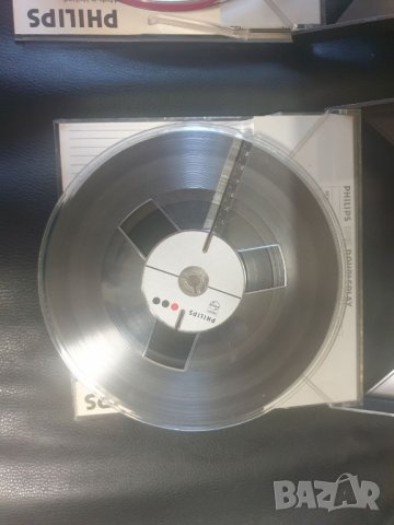Лот от 2бр 18см магнетофонни ролки Philips С ленти и кутии. , снимка 5 - Други - 41241795