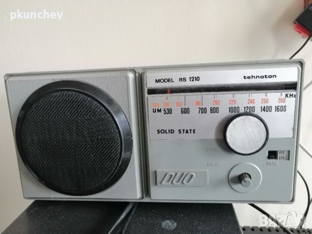 Ретро радио MW/LW Tehnoton DUO RS 1210, снимка 2 - Радиокасетофони, транзистори - 39859834