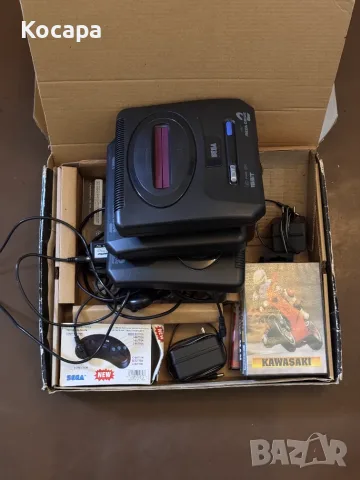 Sega mega drive 3 конзоли + игри - не работещи