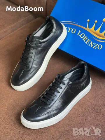 Esto Lorenzo естествена кожа мъжки маратонки , снимка 3 - Маратонки - 48452579