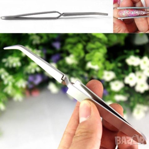 Професионална пинсета за оформяне на ноктопласика с гел или акрил 