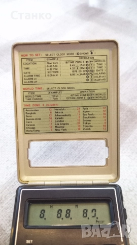 калкулатор SHARP, с хронометър , снимка 3 - Друга електроника - 52241984